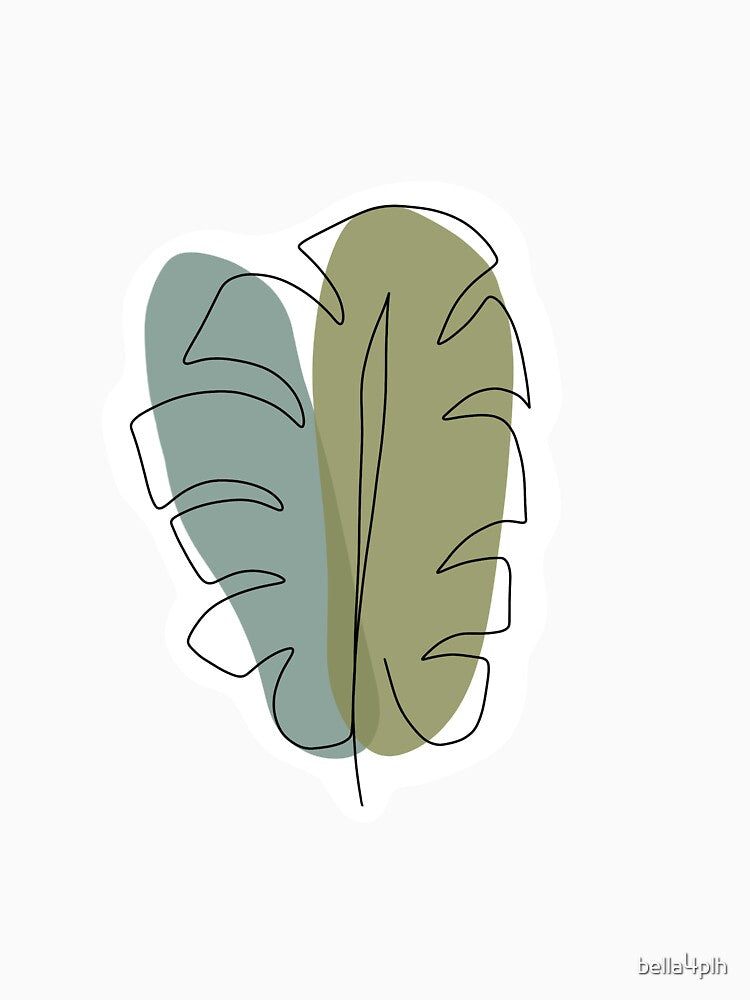 Minimalist Leaves by bella4plh T-Shirts, Hoodie, Sweatshirt | BlankRebels.com (Image 3)