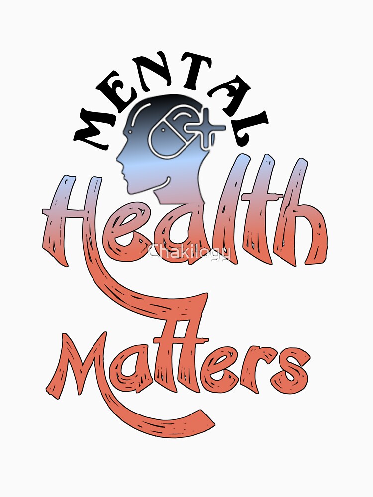 Mental health matters, colorful original slogan,,V777. by Chakilogy T-Shirts, Hoodie, Sweatshirt | BlankRebels.com (Image 3)