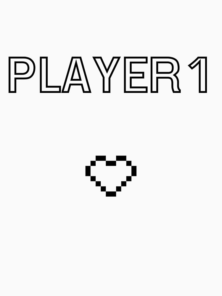 Player 1 Valentine Couple Shirt by Pahjongg Hoodie, Sweatshirt | BlankRebels.com (Image 2)