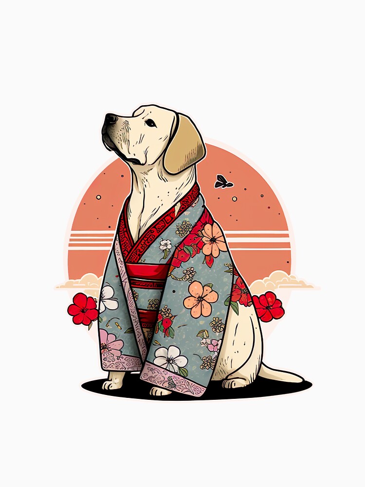 Ukiyo-e Labrador Retriever by KawaiiDogs T-Shirts, Hoodie, Sweatshirt | BlankRebels.com (Image 3)