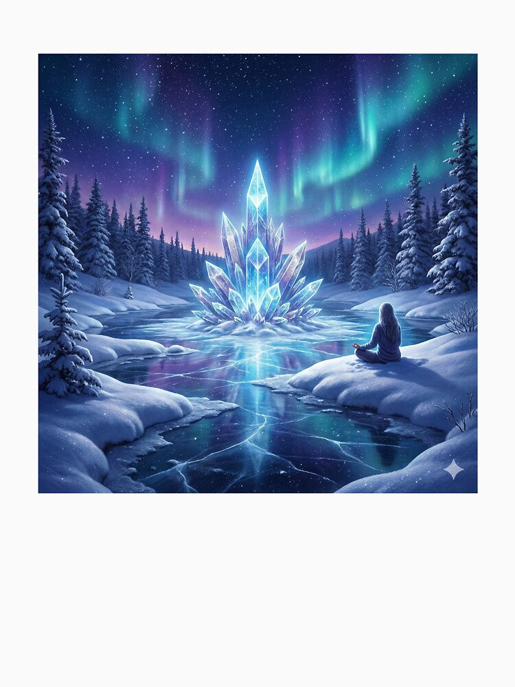 Winter Stillness Inner Light Crystal Meditation by SynFlow T-Shirts, Hoodie, Sweatshirt | BlankRebels.com (Image 3)