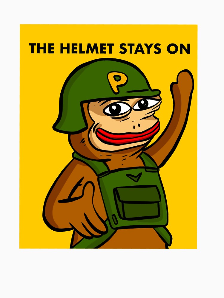 Ponke - The helmet stays on by HaisterDesign T-Shirts, Hoodie, Sweatshirt | BlankRebels.com (Image 3)