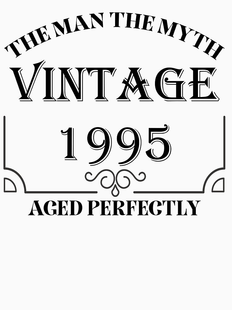 Vintage The Man The Myth 1995 Birthday Shirt 26th Birthday Shirts by Saharan12 Hoodie, Sweatshirt | BlankRebels.com (Image 3)