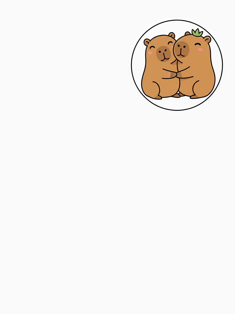 Emotional Support Capybara Cute by Studioyasmin T-Shirts, Hoodie, Sweatshirt | BlankRebels.com (Image 3)