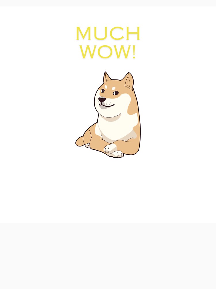 Kabosu Doge Meme Much Wow! by FandomMerch99 T-Shirts, Hoodie, Sweatshirt | BlankRebels.com (Image 3)