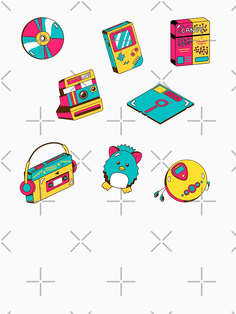 Retro 90s Stuff Pack #3 For Girls Boys Men Women Vintage by JooArtPrints  ★★★★★