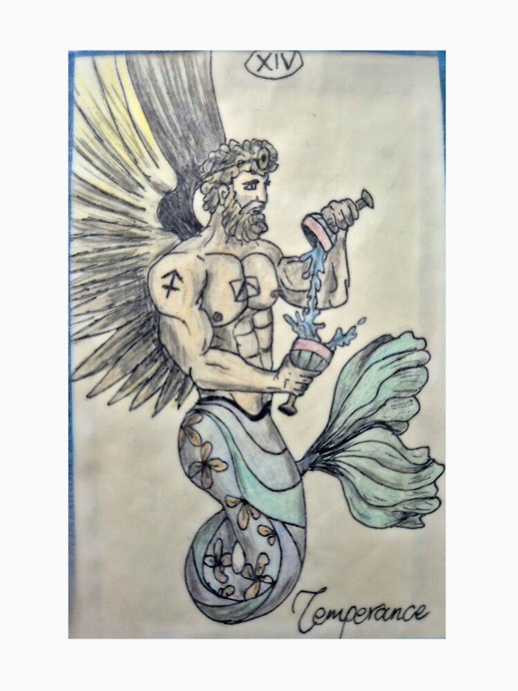 Temperance Mermen Tarot Card by Kostis is drawing T-Shirts, Hoodie, Sweatshirt | BlankRebels.com (Image 2)
