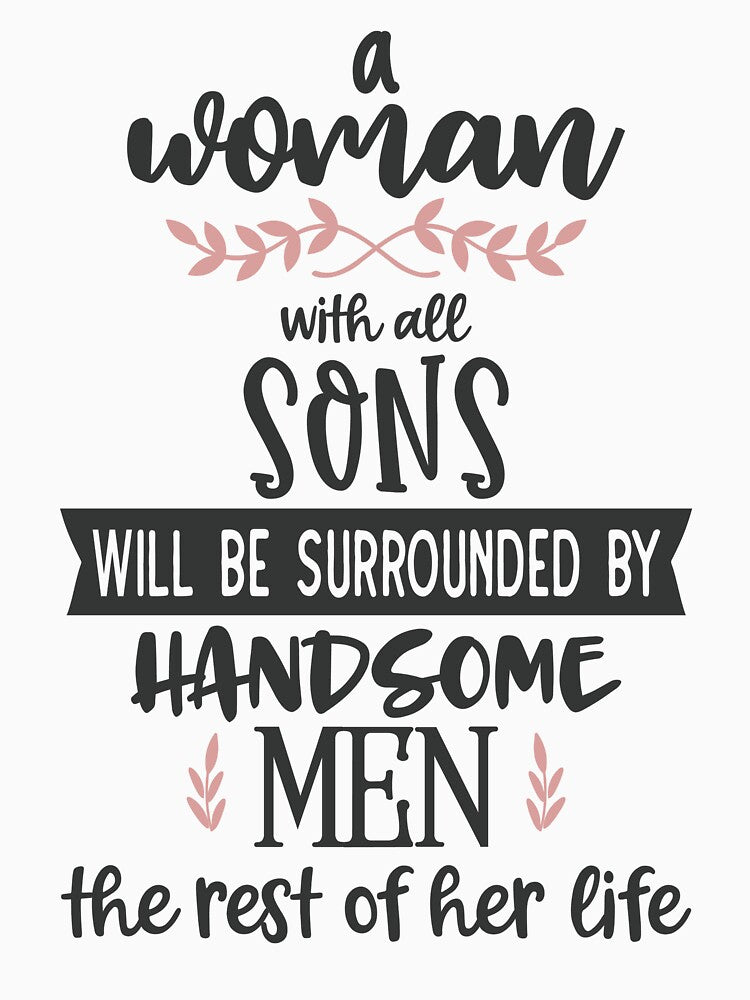 Mom of Boys Cute Design Mother's Day New Mom Baby Shower Gifts for Mothers Having Sons by Teez-Me T-Shirts,... (Image 2)