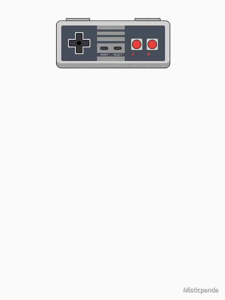 Retro Game Controller Illustration by Misticpanda T-Shirts, Hoodie, Sweatshirt | BlankRebels.com (Image 3)