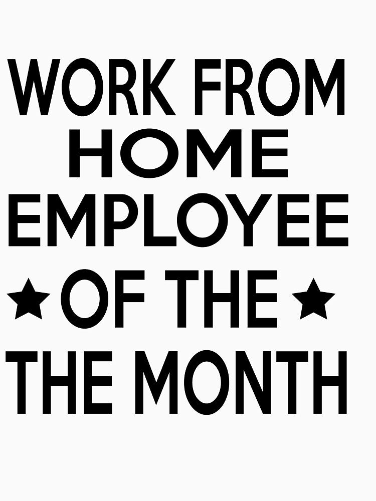 Work From Home EMPLOYEE Of The MONTH T-Shirt Funny Knitting Gift,  Yarn Crocheter, Knitter Shirt, Grandma Gift,... (Image 3)