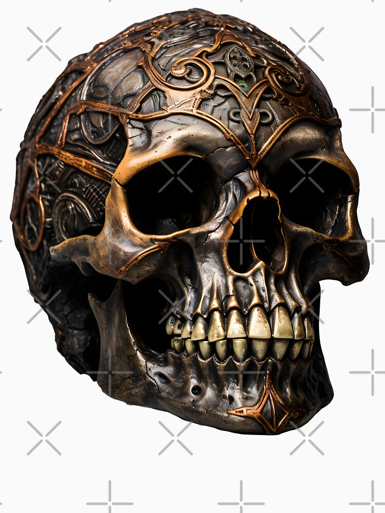 Decorative skull digital print by dcrc T-Shirts, Hoodie, Sweatshirt | BlankRebels.com (Image 3)