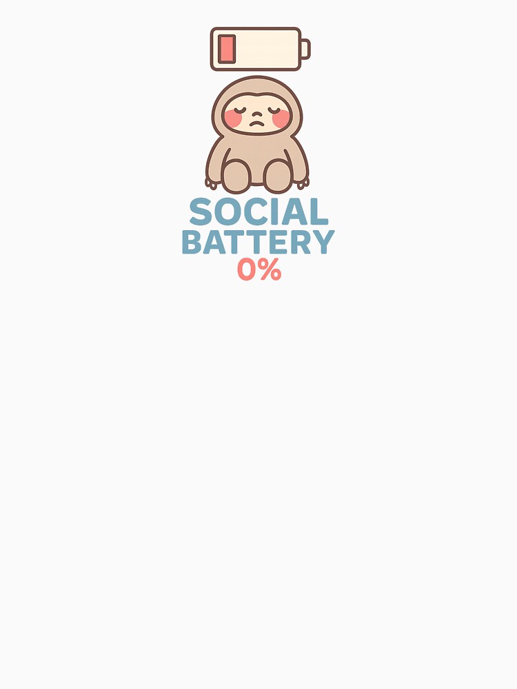 SocialBattery by DailyBullet T-Shirts, Hoodie, Sweatshirt | BlankRebels.com (Image 3)