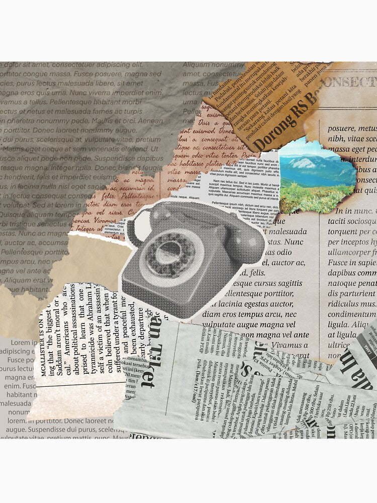 Telephone and newspaper by Mohammedalturki T-Shirts, Hoodie, Sweatshirt | BlankRebels.com (Image 3)