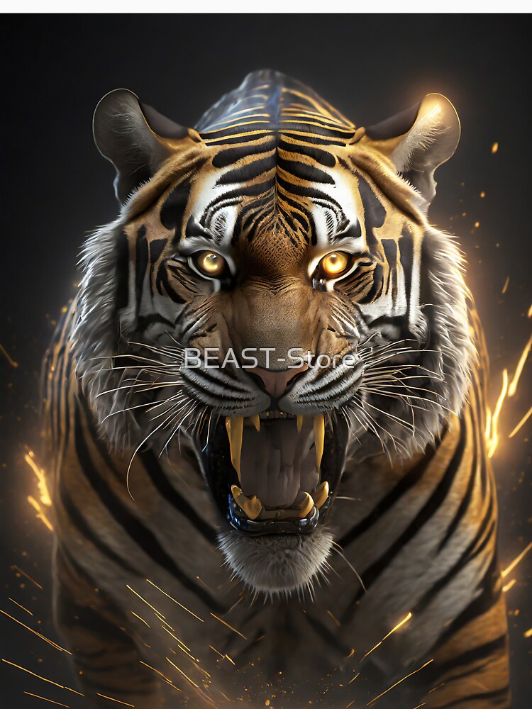 Tiger Design by BEAST-Store T-Shirts, Hoodie, Sweatshirt | BlankRebels.com (Image 3)