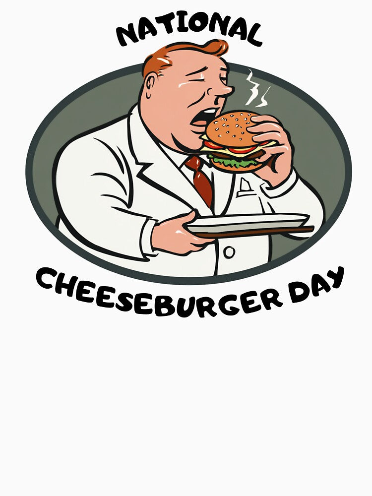 National Cheeseburger Day for cheeseburger lovers by PeTees shop T-Shirts, Hoodie, Sweatshirt | BlankRebels.com (Image 3)