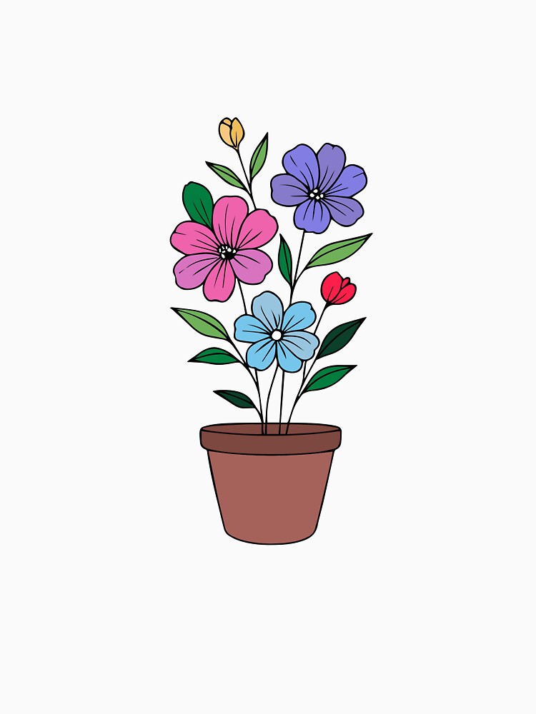 cute flower by designing01Ar3 T-Shirts, Hoodie, Sweatshirt | BlankRebels.com (Image 3)