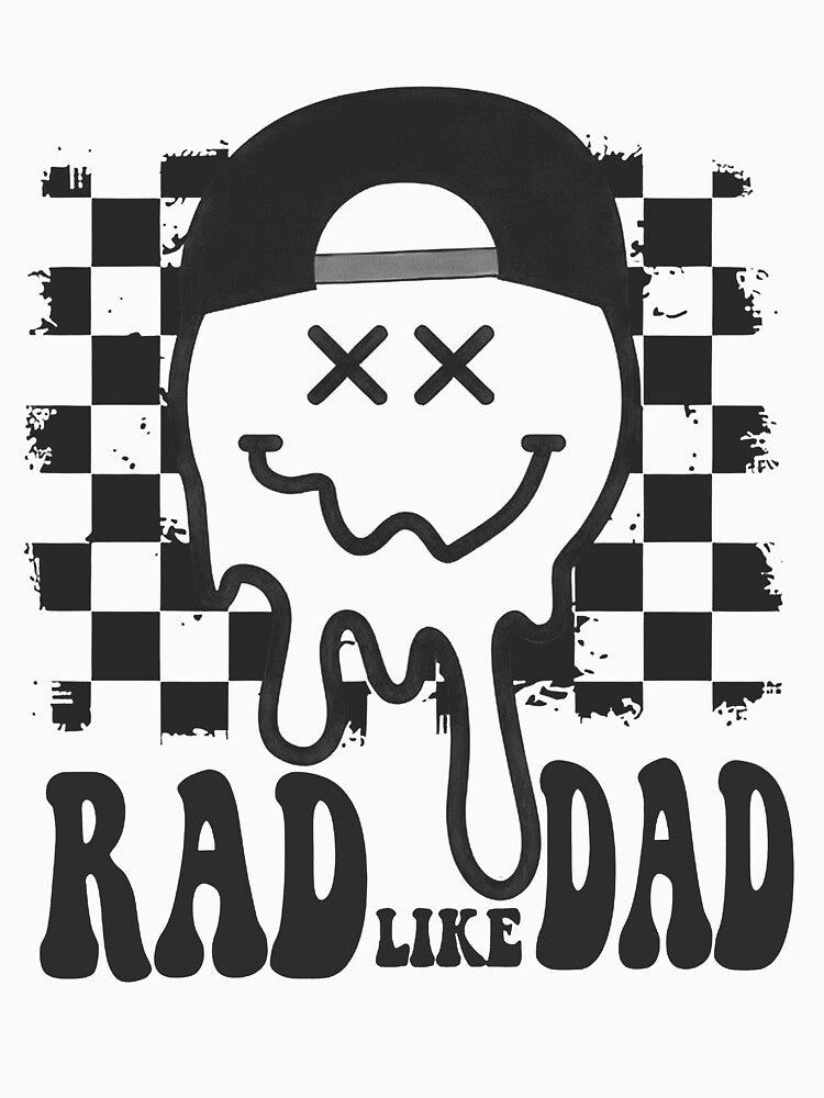 Rad Like Dad Cute Father's Day Boy Funny Retro I Love My Dad by Shosohey T-Shirts, Hoodie, Sweatshirt (Image 3)