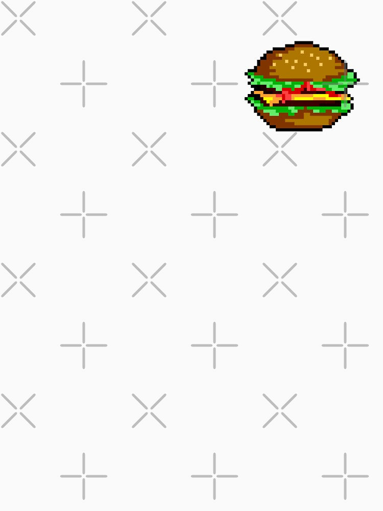 Pixel art cheeseburger by Gabriele Marcucci T-Shirts, Hoodie, Sweatshirt | BlankRebels.com (Image 3)