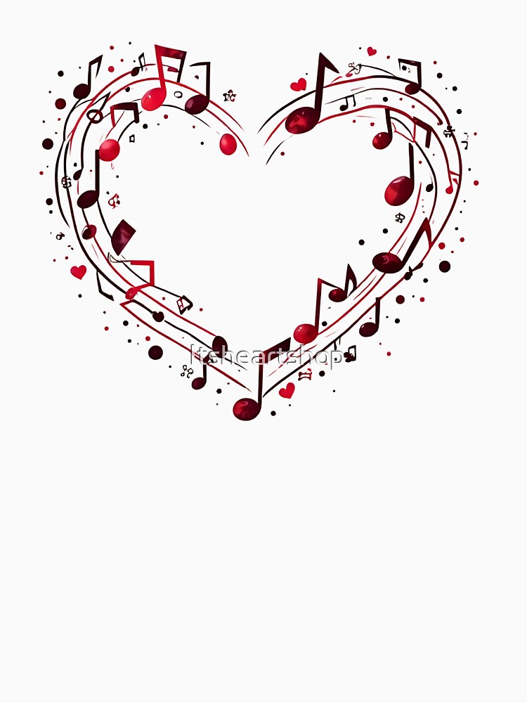 Musical Heart by Itsheartshop T-Shirts, Hoodie, Sweatshirt | BlankRebels.com (Image 3)