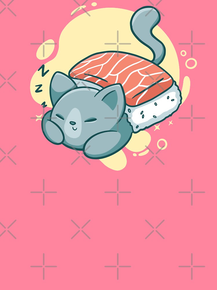Sushi Cat by Frosty1489 T-Shirts, Hoodie, Sweatshirt | BlankRebels.com (Image 2)