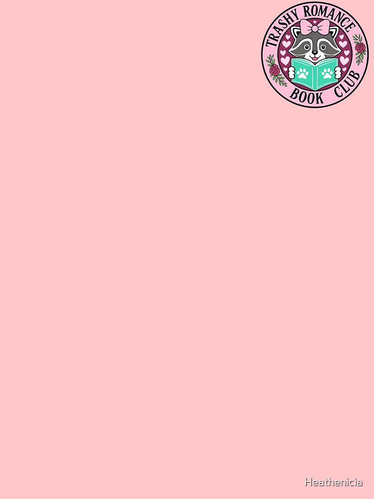 Cute Trashy Romance Book Club Raccoon Badge by Heathenicia