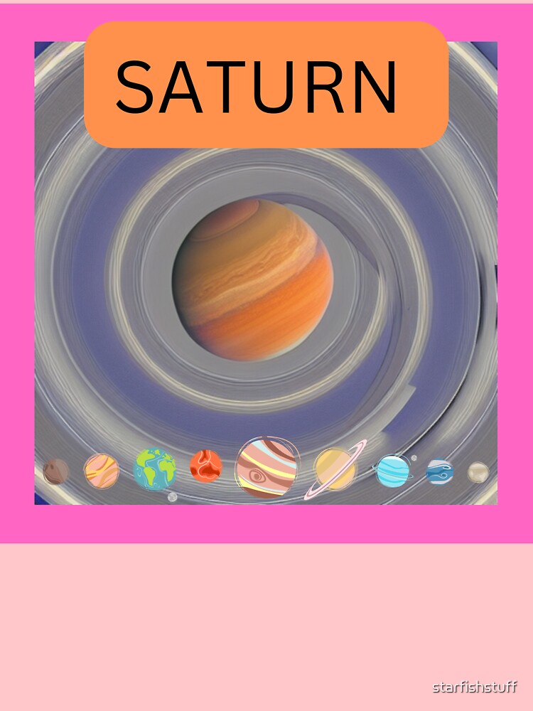 RINGED PLANET SATURN by starfishstuff T-Shirts, Hoodie, Sweatshirt | BlankRebels.com (Image 3)
