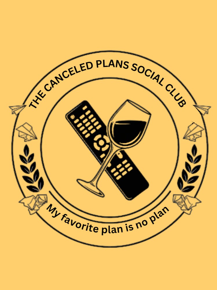 The Canceled Plans Social Club (Emblem for Introverts and Homebodies) by Punto y Aparte T-Shirts, Hoodie,... (Image 3)