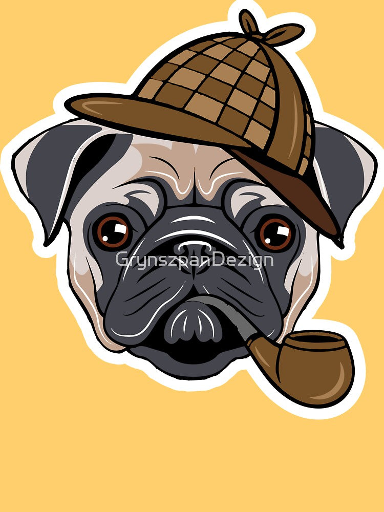 Detective Bulldog Dog Dad Fur Baby by GrynszpanDezign T-Shirts, Hoodie, Sweatshirt | BlankRebels.com (Image 3)