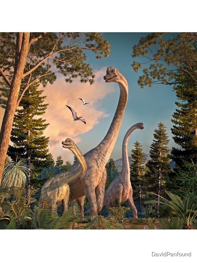 Brachiosaurus Walk by DavidPenfound T-Shirts, Hoodie, Sweatshirt | BlankRebels.com (Image 3)
