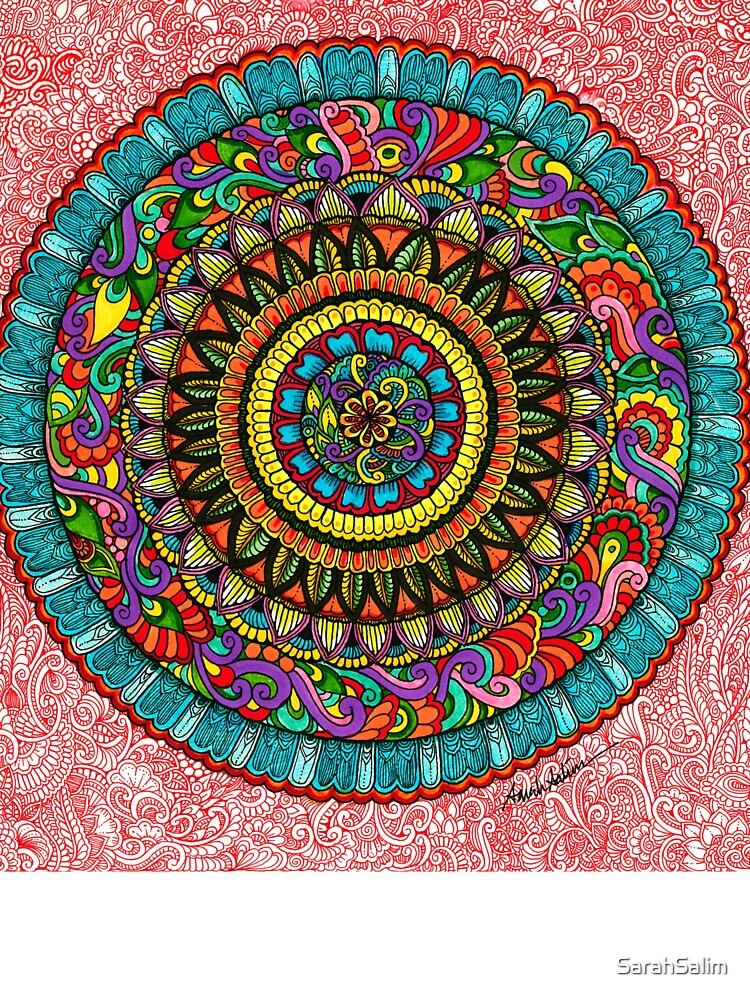 Rosie Mandala by SarahSalim T-Shirts, Hoodie, Sweatshirt | BlankRebels.com (Image 3)