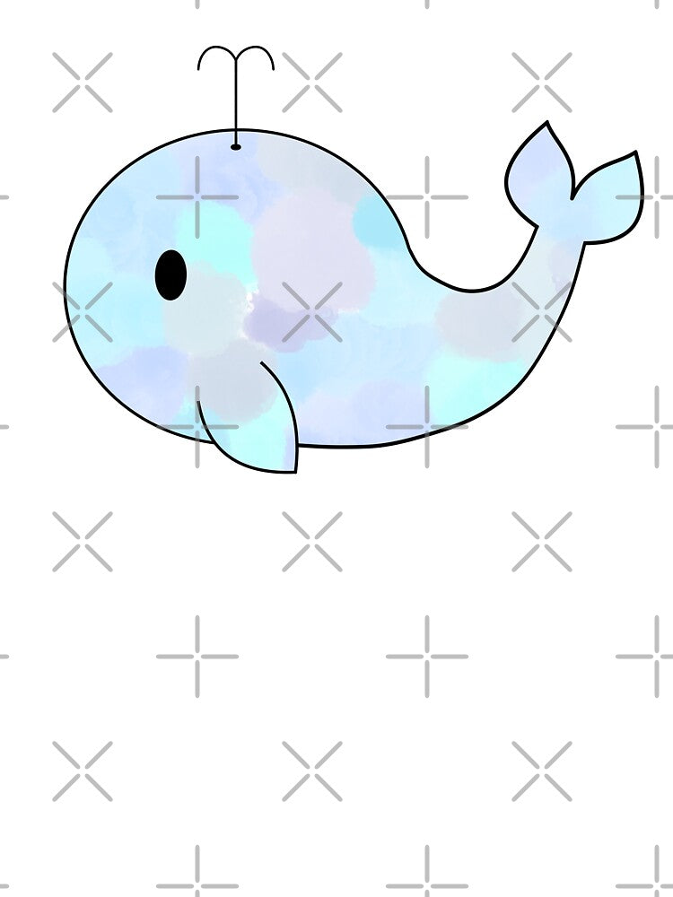 Watercolor Whale by TheeForestFox Shop T-Shirts, Hoodie, Sweatshirt | BlankRebels.com (Image 3)