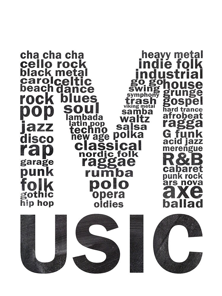 Music genres on chalkboard by adiosmillet T-Shirts, Hoodie, Sweatshirt | BlankRebels.com (Image 3)