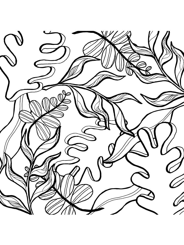 graphic nature art by ilustra-ink