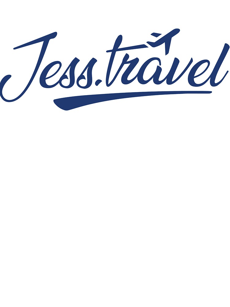 Jess.Travel Logo Reverse Blue by Jess-Travel T-Shirts, Hoodie, Sweatshirt | BlankRebels.com (Image 3)