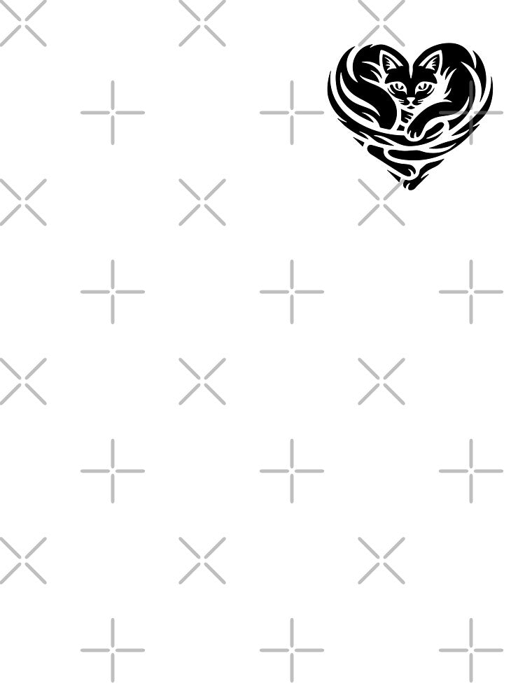 <3 Cat V2 Small (black) by Loominaite T-Shirts, Hoodie, Sweatshirt | BlankRebels.com (Image 3)