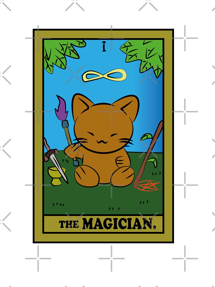 TAROT CARDS | THE MAGICIAN. | CAT by FalconLifeStore T-Shirts, Hoodie, Sweatshirt | BlankRebels.com (Image 3)