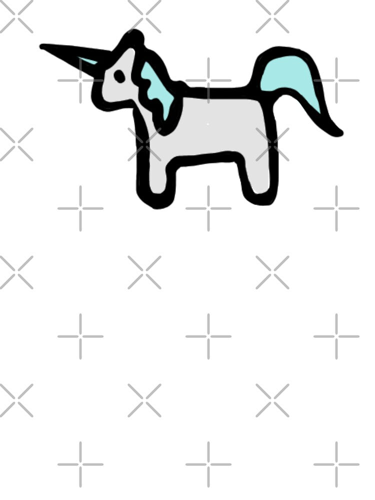 Cute Baby Unicorn (Turquoise) by bassoongirl123 T-Shirts, Hoodie, Sweatshirt | BlankRebels.com (Image 3)