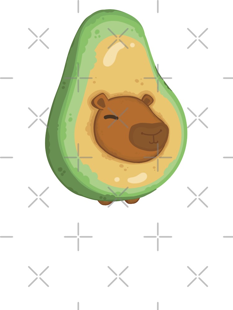 capybara avocado by Llimoneta T-Shirts, Hoodie, Sweatshirt | BlankRebels.com (Image 3)
