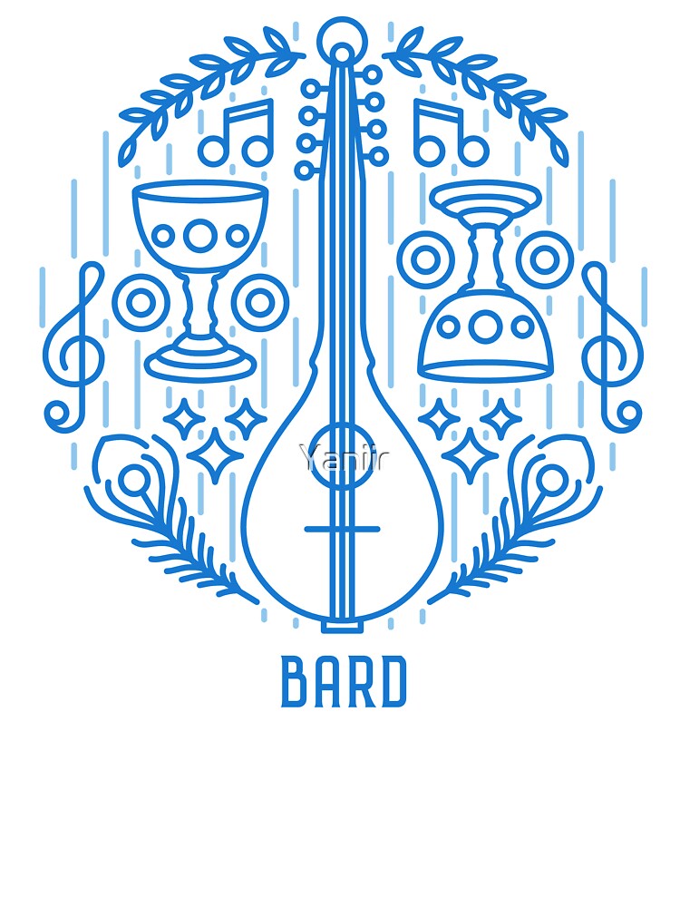Bard - Blue by Yaniir T-Shirts, Hoodie, Sweatshirt | BlankRebels.com (Image 3)