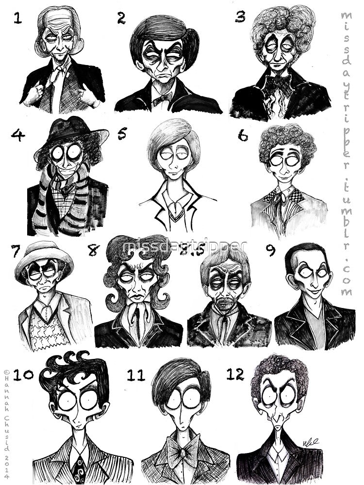 All of the Doctors by missdaytripper T-Shirts, Hoodie, Sweatshirt | BlankRebels.com (Image 3)