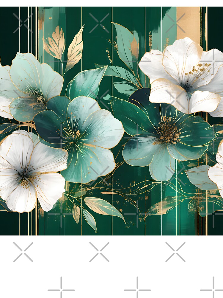 Mid Century Botanical Retro Geometric Leaves  Florals   Green #6 by Prints and Lifestyle T-Shirts, Hoodie,... (Image 3)