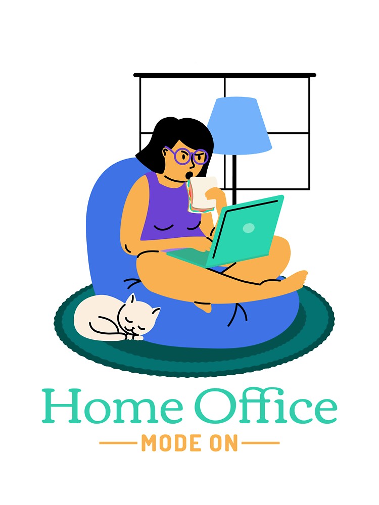 Work From Home Office by HappyFunnyTees T-Shirts, Hoodie, Sweatshirt | BlankRebels.com (Image 3)