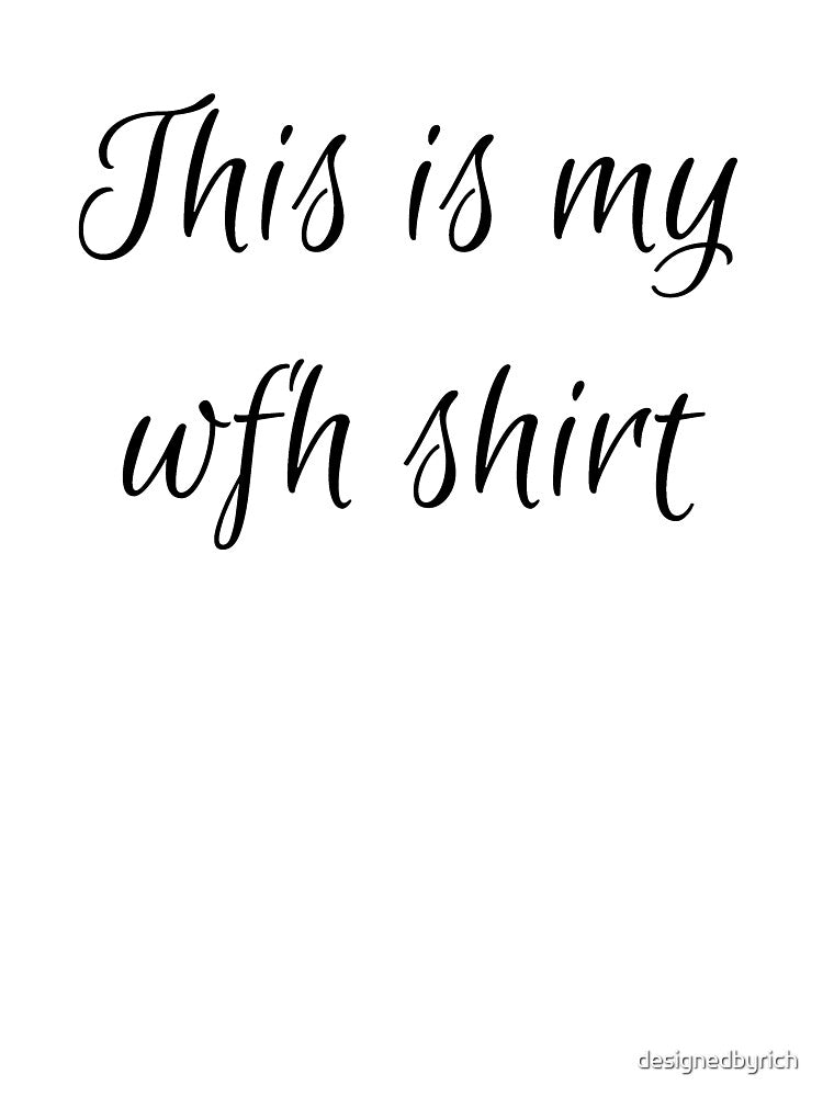 This is my wfh (work from home) shirt by designedbyrich Hoodie, Sweatshirt | BlankRebels.com (Image 3)