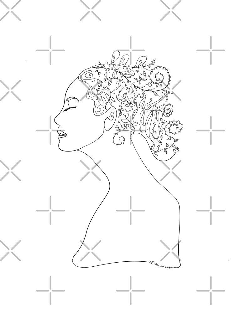 Minimal Floral Line Art by wallflowerbee T-Shirts, Hoodie, Sweatshirt | BlankRebels.com (Image 3)