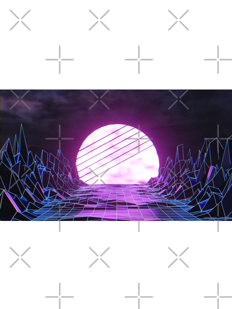 Retrowave Vaporwave Sun by Bien Design T-Shirts, Hoodie, Sweatshirt | BlankRebels.com (Image 3)