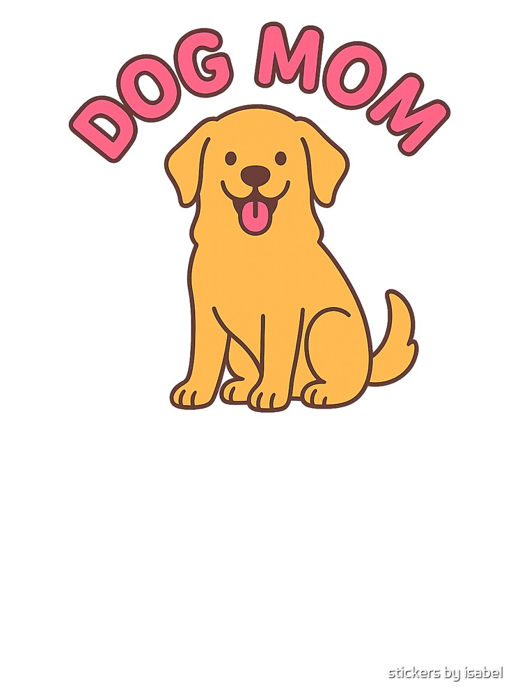 Dog Mom by stickers by isabel T-Shirts, Hoodie, Sweatshirt | BlankRebels.com (Image 3)