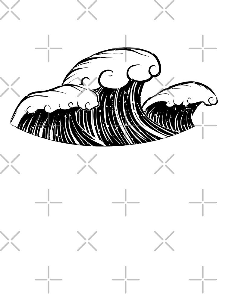 Waves hand drawn by bainermarket T-Shirts, Hoodie, Sweatshirt | BlankRebels.com (Image 3)