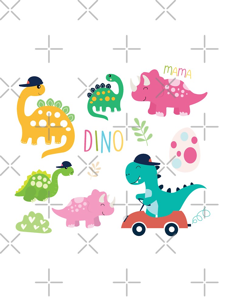 Little Dinosaur by sasumiworld T-Shirts, Hoodie, Sweatshirt | BlankRebels.com (Image 3)