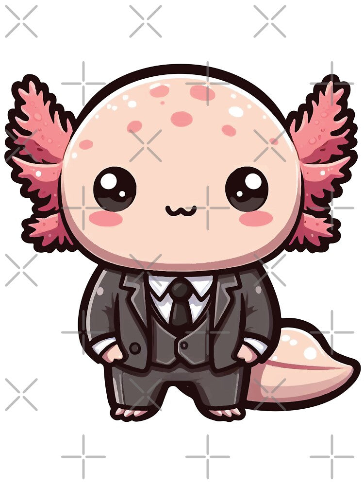 Cute Manager Axolotl by obscurax art T-Shirts, Hoodie, Sweatshirt | BlankRebels.com (Image 3)