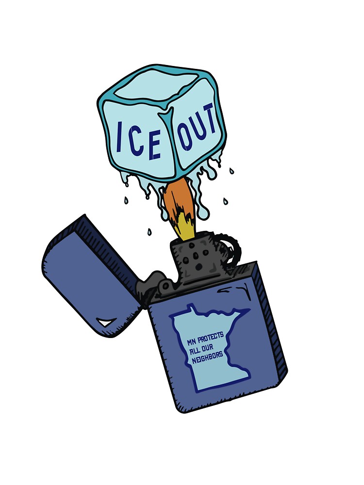 ICE OUT Option 2 | 100% of Profits go to the Immigrant Rapid Response Fund by ArtbyshiraK T-Shirts, Hoodie,... (Image 3)